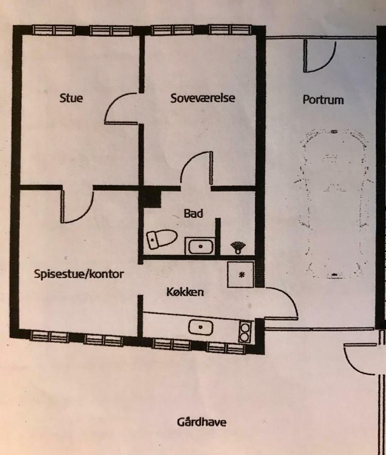 Ferienwohnung Ribe Sønderport Bed&Kitchen Exterior foto